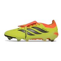 Chuteira Campo Adidas Predator Tongue 26 Elite FG Amarelo, Laranja e Preto  - imagem 1