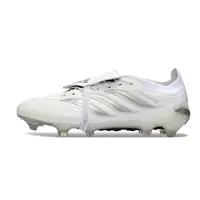 Chuteira Campo Adidas Predator Tongue 26 Elite FG Branco e Prata  - imagem 1