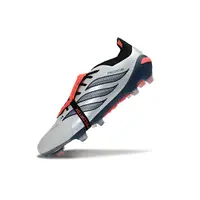 Chuteira Campo Adidas Predator Tongue 26 Elite FG Cinza, Azul e Laranja  - imagem 3