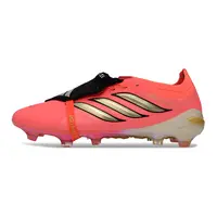 Chuteira Campo Adidas Predator Tongue 26 Elite FG Laranja e Dourado  - imagem 1