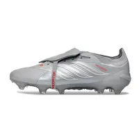 Chuteira Campo Adidas Predator Tongue 26 Elite FG Prata  - imagem 1