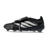 Chuteira Campo Adidas Predator Tongue 26 Elite FG Preto e Branco  - imagem 1