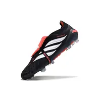Chuteira Campo Adidas Predator Tongue 26 Elite FG Preto e Laranja  - imagem 5