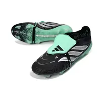 Chuteira Campo Adidas Predator Tongue 26 Elite FG Preto e Verde  - imagem 5