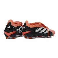 Chuteira Campo Adidas Predator Tongue 26 Elite FG Preto, Laranja e Branco  - imagem 5