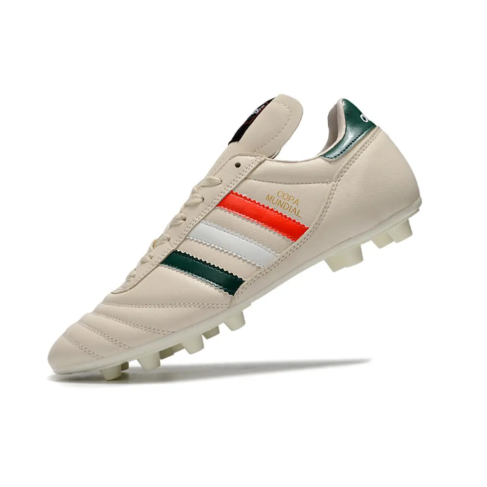 Chuteira Campo Adidas Copa Mundial FG Branca, Verde e Ver...