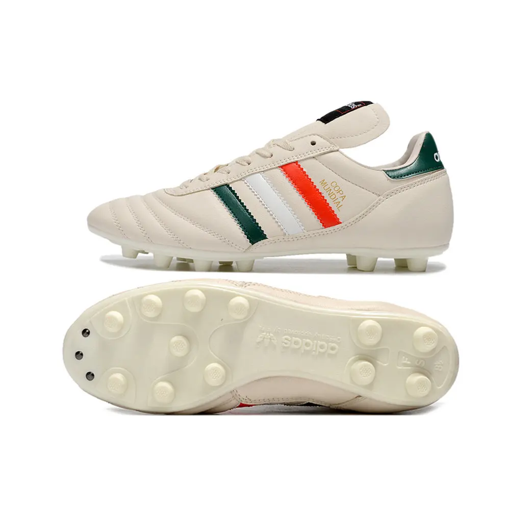 Chuteira Campo Adidas Copa Mundial FG Branca, Verde e Ver...
