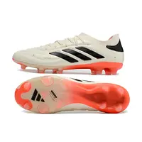 Chuteira Campo Adidas Copa Pure II + FG Bege, Laranja e P... - imagem 5