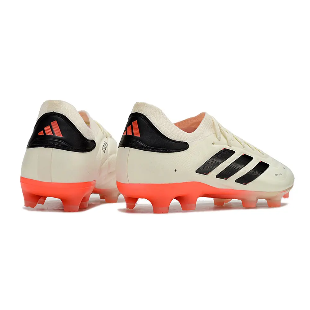 Chuteira Campo Adidas Copa Pure II + FG Bege, Laranja e P...