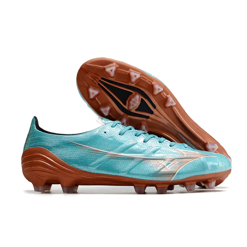 Chuteira Campo Mizuno Alpha FG Azul