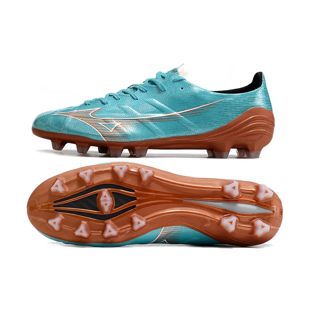 Chuteira Campo Mizuno Alpha FG Azul