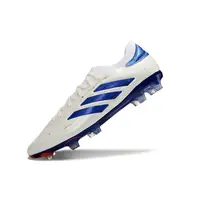 Chuteira Campo Adidas Copa Pure II + FG Branca, Azul e Ve... - imagem 5