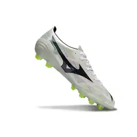 Chuteira Campo Mizuno Alpha II FG Branco e Verde - imagem 3