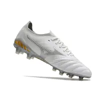 Chuteira Campo Mizuno Morelia Neo 3 FG Branca e Prata - imagem 4