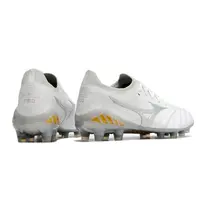 Chuteira Campo Mizuno Morelia Neo 3 FG Branca e Prata - imagem 5