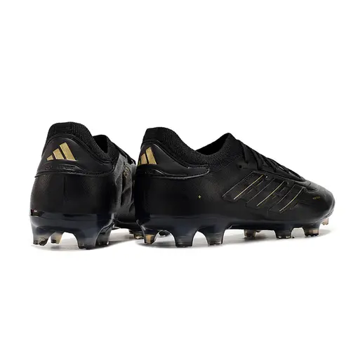 Chuteira Campo Adidas Copa Pure II + FG Preta e Dourada "Darkspark Pack"