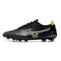 Chuteira Campo Mizuno Morelia Neo 3 FG Preta e Dourada - imagem 1