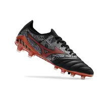 Chuteira Campo Mizuno Morelia Neo 3 FG Preta e Vermelha - imagem 2
