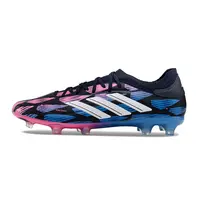 Chuteira Campo Adidas Copa Pure II + FG Preta, Azul e Rosa - imagem 1