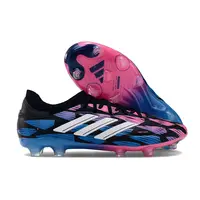Chuteira Campo Adidas Copa Pure II + FG Preta, Azul e Rosa - imagem 4