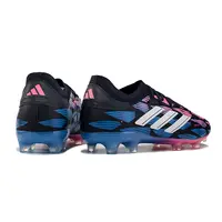 Chuteira Campo Adidas Copa Pure II + FG Preta, Azul e Rosa - imagem 2