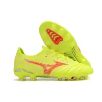 Chuteira Campo Mizuno Morelia Neo 4 Beta FG Amarelo e Ver... - imagem 2