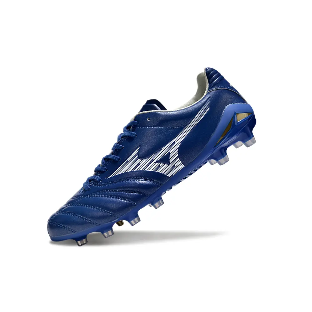 Chuteira Campo Mizuno Morelia Neo 4 Beta FG Azul