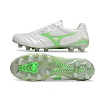 Chuteira Campo Mizuno Morelia Neo 4 Beta FG Branca e Verde - imagem 6