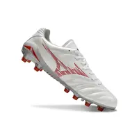 Chuteira Campo Mizuno Morelia Neo 4 Beta FG Branca e Verm... - imagem 6