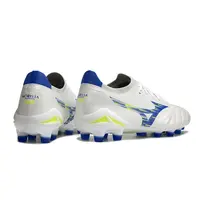 Chuteira Campo Mizuno Morelia Neo 4 Beta FG Branca, Azul ... - imagem 3