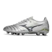 Chuteira Campo Mizuno Morelia Neo 4 Beta FG Prata - imagem 1