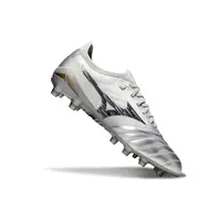 Chuteira Campo Mizuno Morelia Neo 4 Beta FG Prata - imagem 4