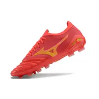 Chuteira Campo Mizuno Morelia Neo 4 Beta FG Vermelha e Do... - imagem 5