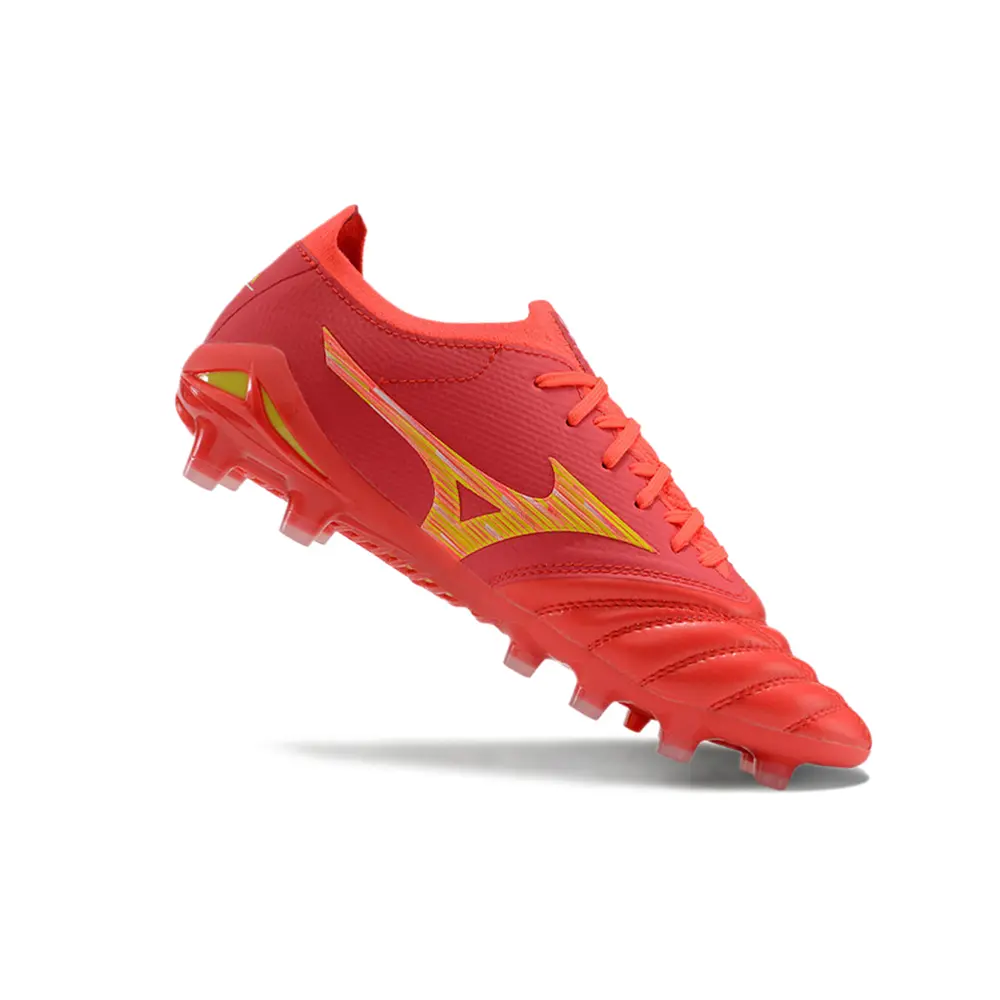 Chuteira Campo Mizuno Morelia Neo 4 Beta FG Vermelha e Do...