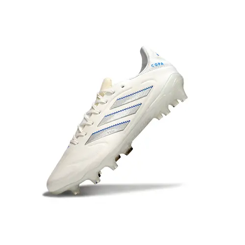 Chuteira Campo Adidas Copa Pure II Elite FG Branca e Azul "Polar Victory"