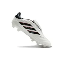Chuteira Campo Adidas Copa Pure II Elite FG Branca e Preta - imagem 6