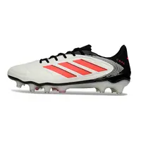Chuteira Campo Adidas Copa Pure II Elite FG Branca, Verme... - imagem 1