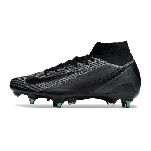Chuteira Campo Nike Air Zoom Mercurial Superfly 10 Elite Trava Mista Preta - Shadow Pack