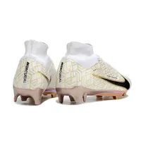 Chuteira Campo Nike Mercurial Superfly 9 Elite FG | Branca e Dourada - imagem 3