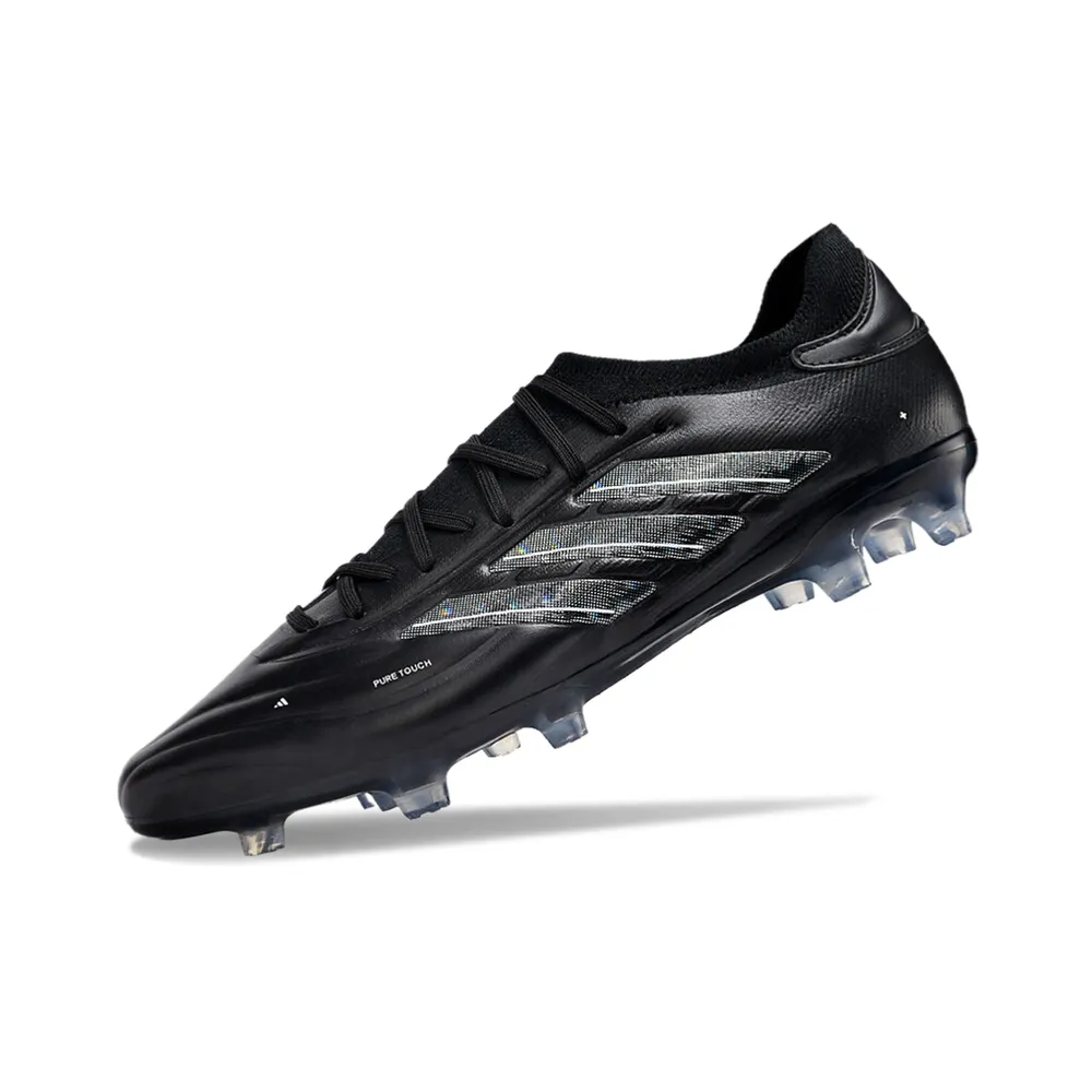 Chuteira Copa Pure II+ FG Preta | Toque Suave - Garanta Já