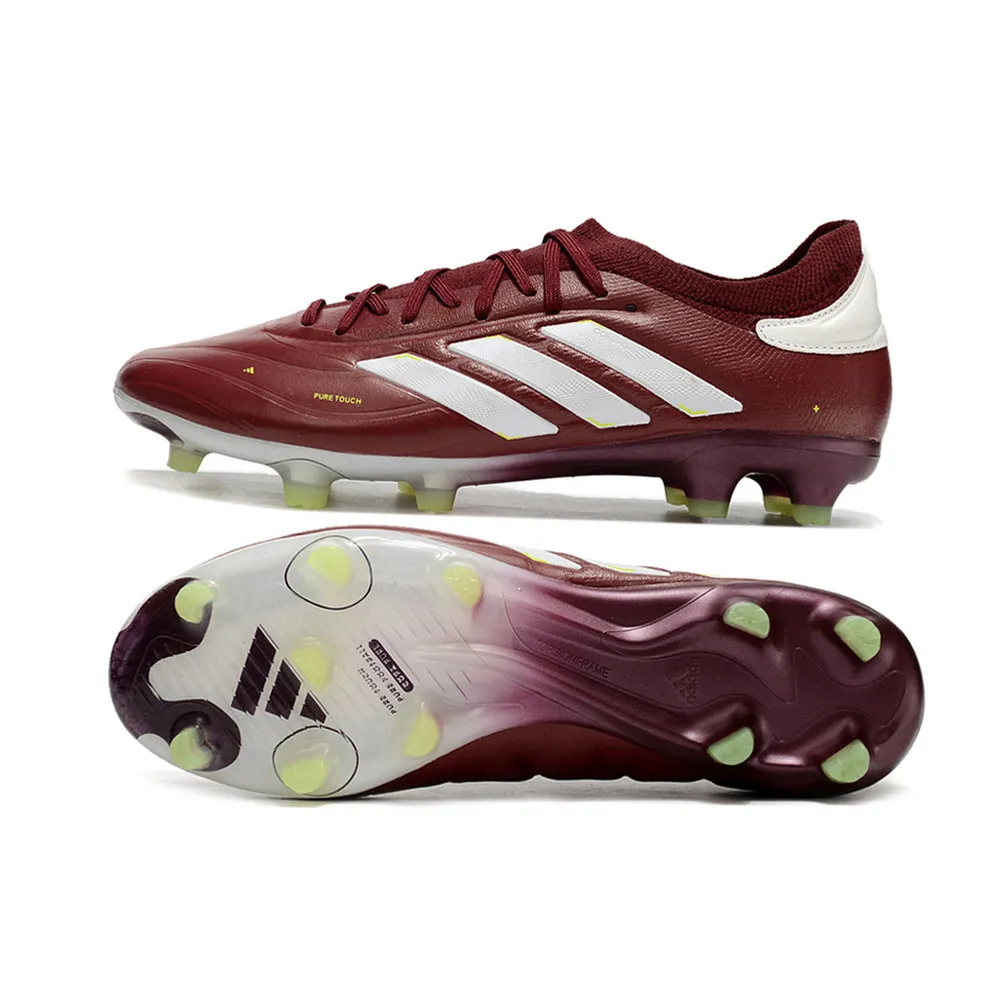 Chuteira Campo Adidas Copa Pure | FG Bordo Energy Citrus