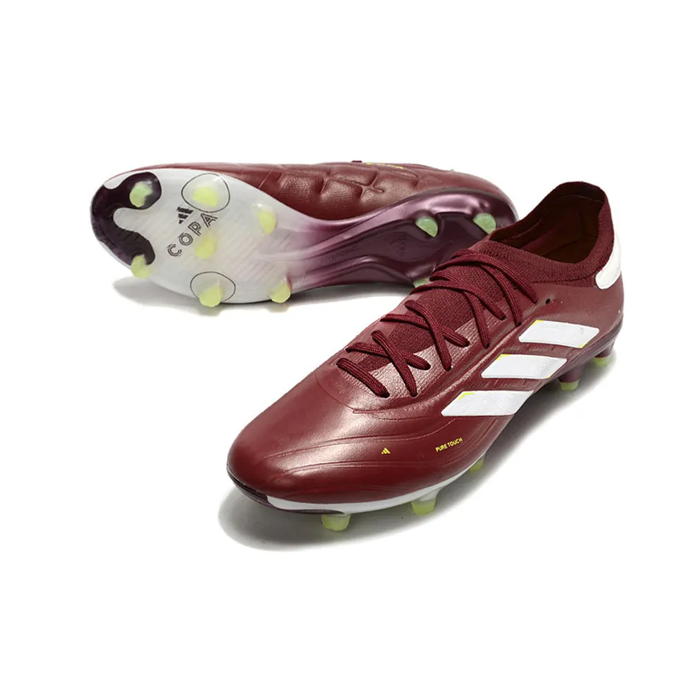 Chuteira Campo Adidas Copa Pure | FG Bordo Energy Citrus