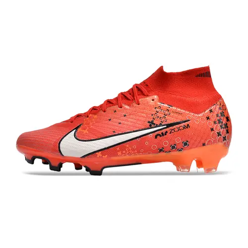 Chuteira Campo Nike Air Zoom Mercurial Superfly 9 Elite FG Vermelha - Dream Speed 7