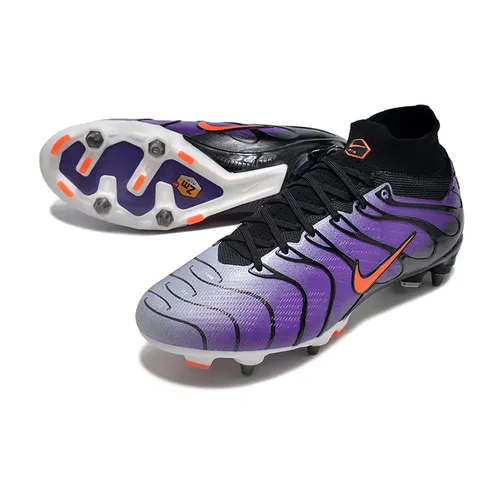 Chuteira Campo Nike Air Zoom Mercurial Superfly 9 Elite Trava Mista Roxa - Air Max TN