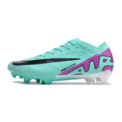 Chuteira Campo Nike Air Zoom Mercurial Vapor 15 Elite FG Verde e Roxa - Peak Ready Pack