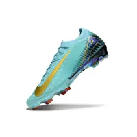 Chuteira Nike Mercurial Vapor 16 Elite FG | Azul e Dourado - imagem 2