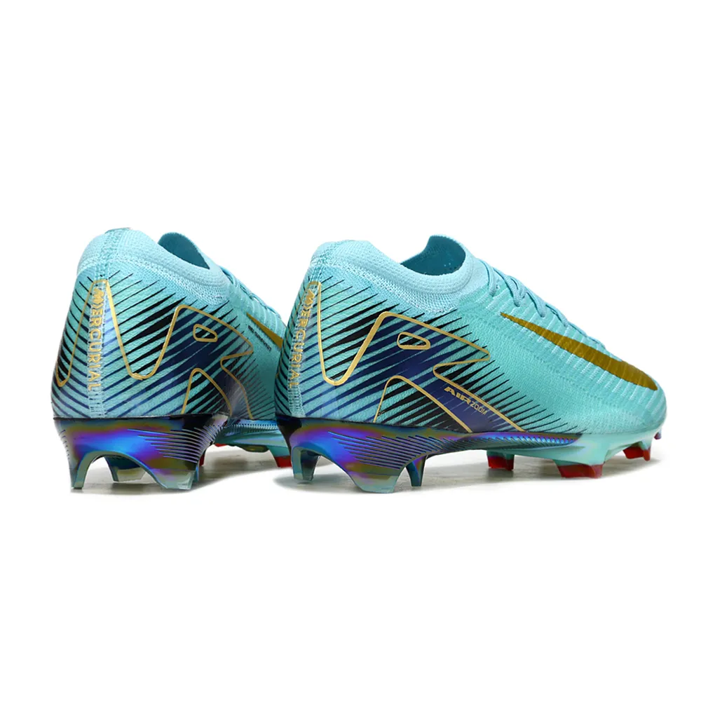 Chuteira Nike Mercurial Vapor 16 Elite FG | Azul e Dourado