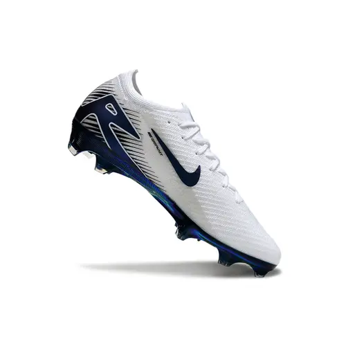 Chuteira Campo Nike Air Zoom Mercurial Vapor 16 Elite FG Branca e Azul
