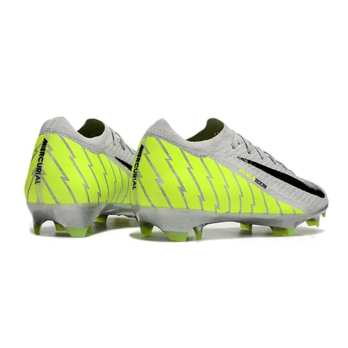 Chuteira Campo Nike Air Zoom Mercurial Vapor 16 Elite FG Cinza e Verde