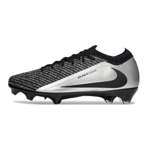 Chuteira Campo Nike Air Zoom Mercurial Vapor 16 Elite FG Preto e Cinza
